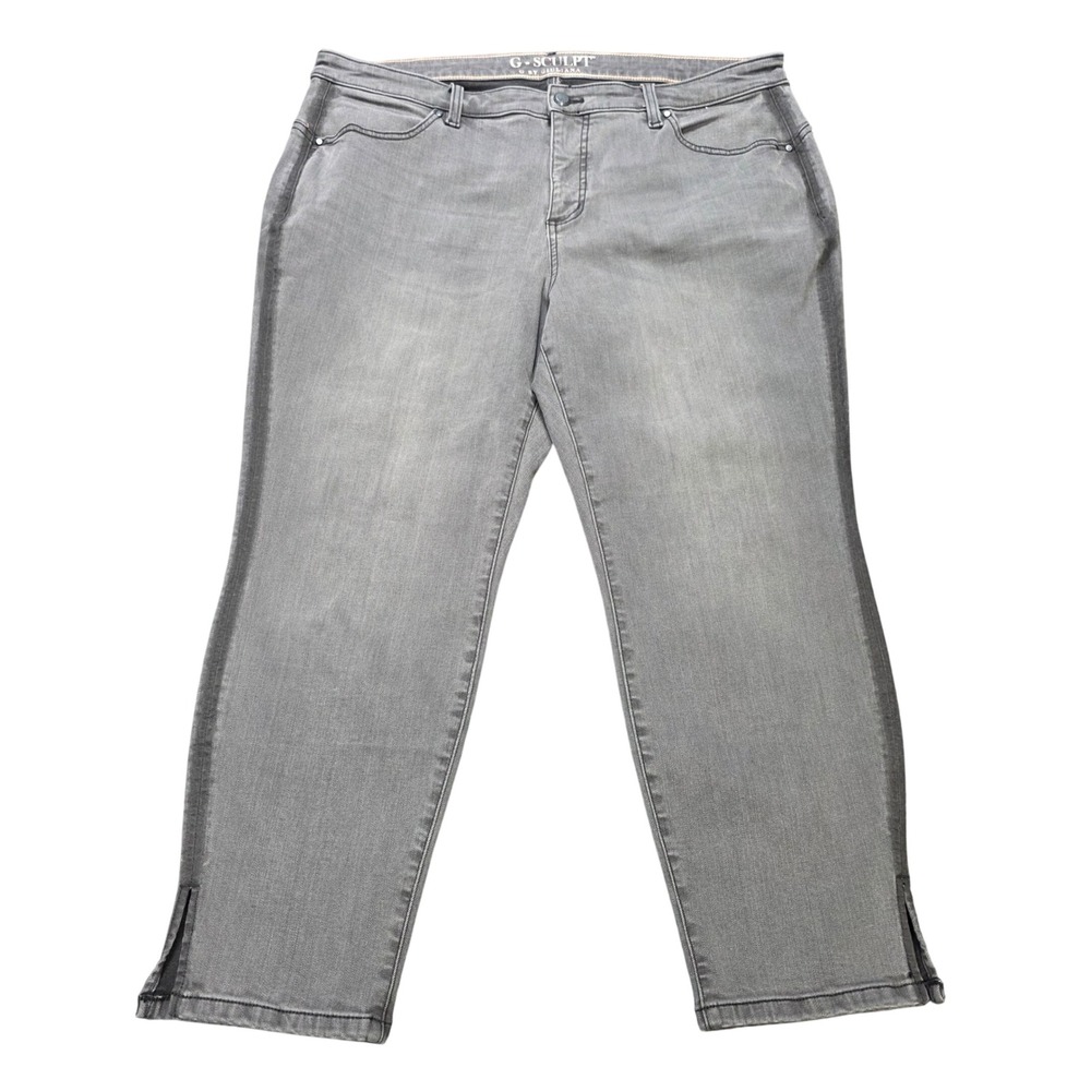 G by Giuliana G-Sculpt 10 Straight Leg Jeans Women's Size 18 WP Valley Grey Wash